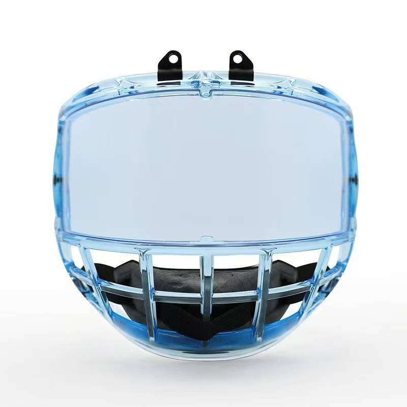 Premium Ice Blue Junior Ice Hockey Cage XS za čelade za hokej na ledu
