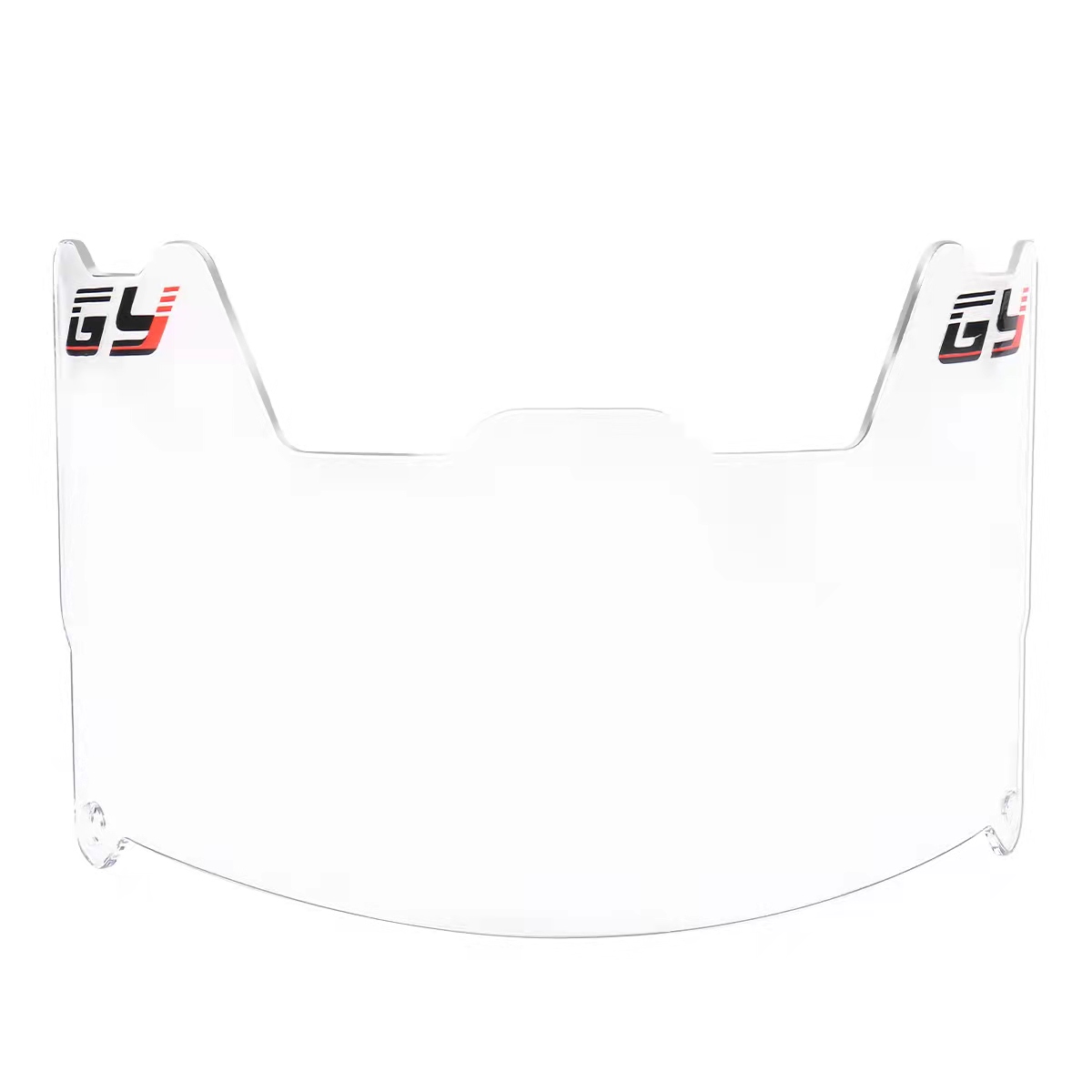 TruVision Pro Nogometni vizir MilitaryGrade Clear Shield Inside proti rosenju zunaj proti praskam